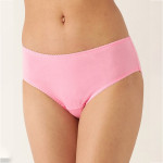 Women Pure Cotton Solid Hipster Briefs