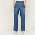 Women Solid Dark Flared Jeans