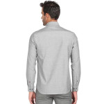 Grey Solid Casual Shirt