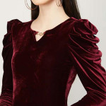 Women Textured Bodycon Dress-1